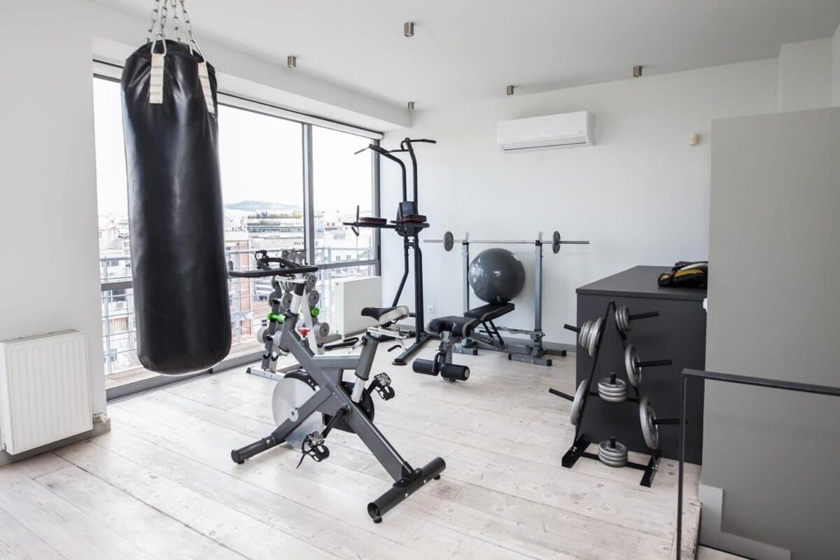 Apartmán Penthouse With 360 View Of Athens And Private Gym Exteriér fotografie