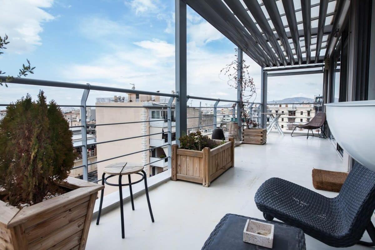 Apartmán Penthouse With 360 View Of Athens And Private Gym Exteriér fotografie